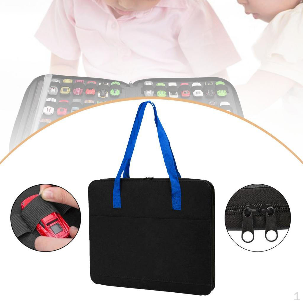 

Toy Car Storage Case Lightweight Handheld Bag Carrier Holder for Small Dolls Mini Toys