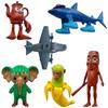 6PC Small Dolls Kit Ornaments Model Doll ABS Decoration Children's Toy Gift