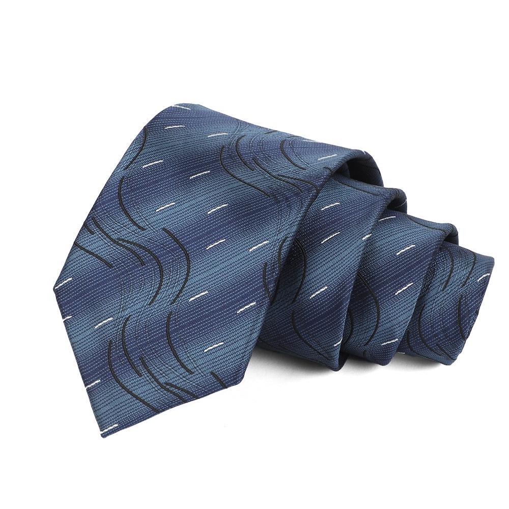 

Мужской галстук 8 см высокого класса с жаккардовой вышивкой для бизнеса - полиэстеровый шелк