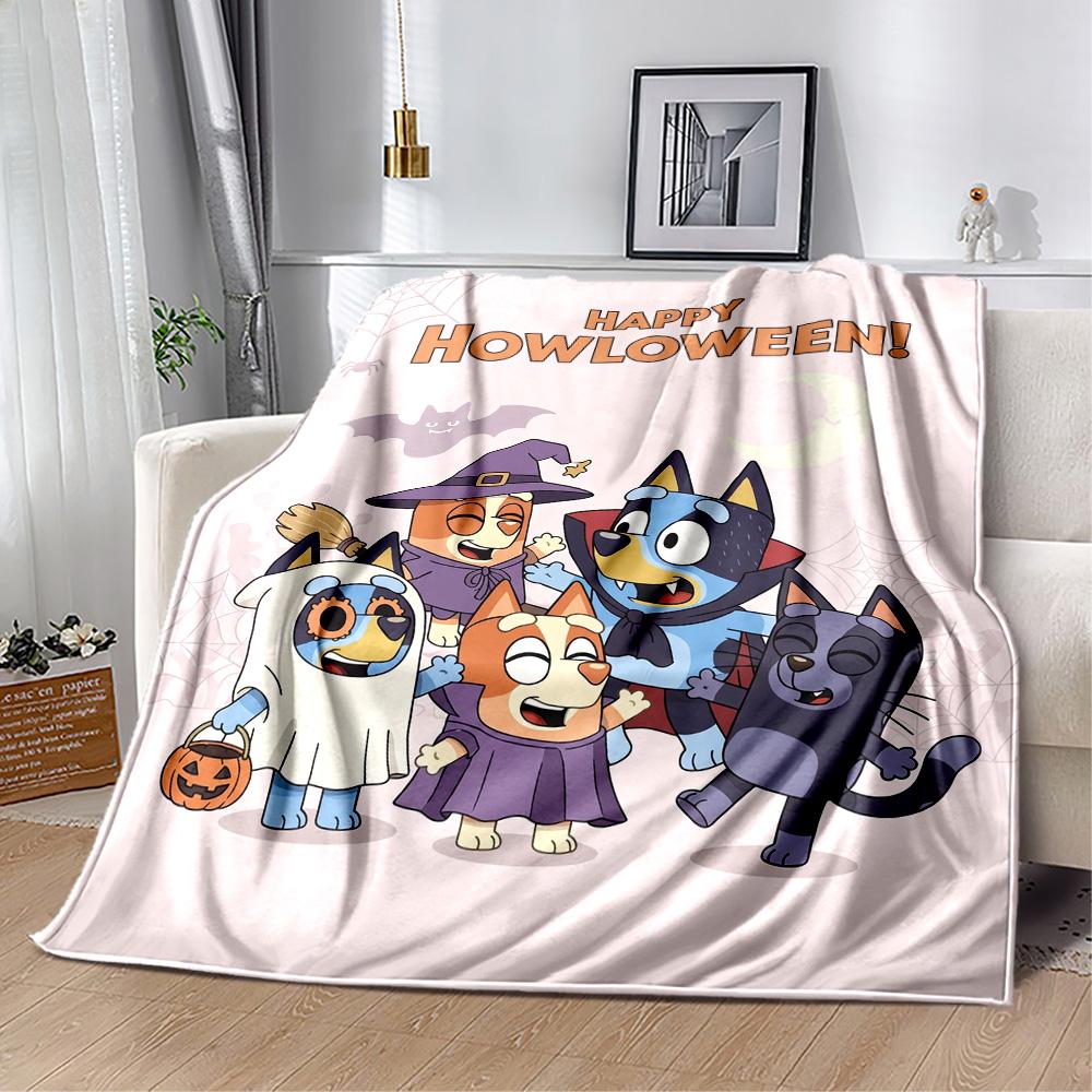 Happy Howloween Party Blanket Ultra-Soft Perfect for Office Chair Seaside Livingroom Four Seasons Universal Stylish Decor