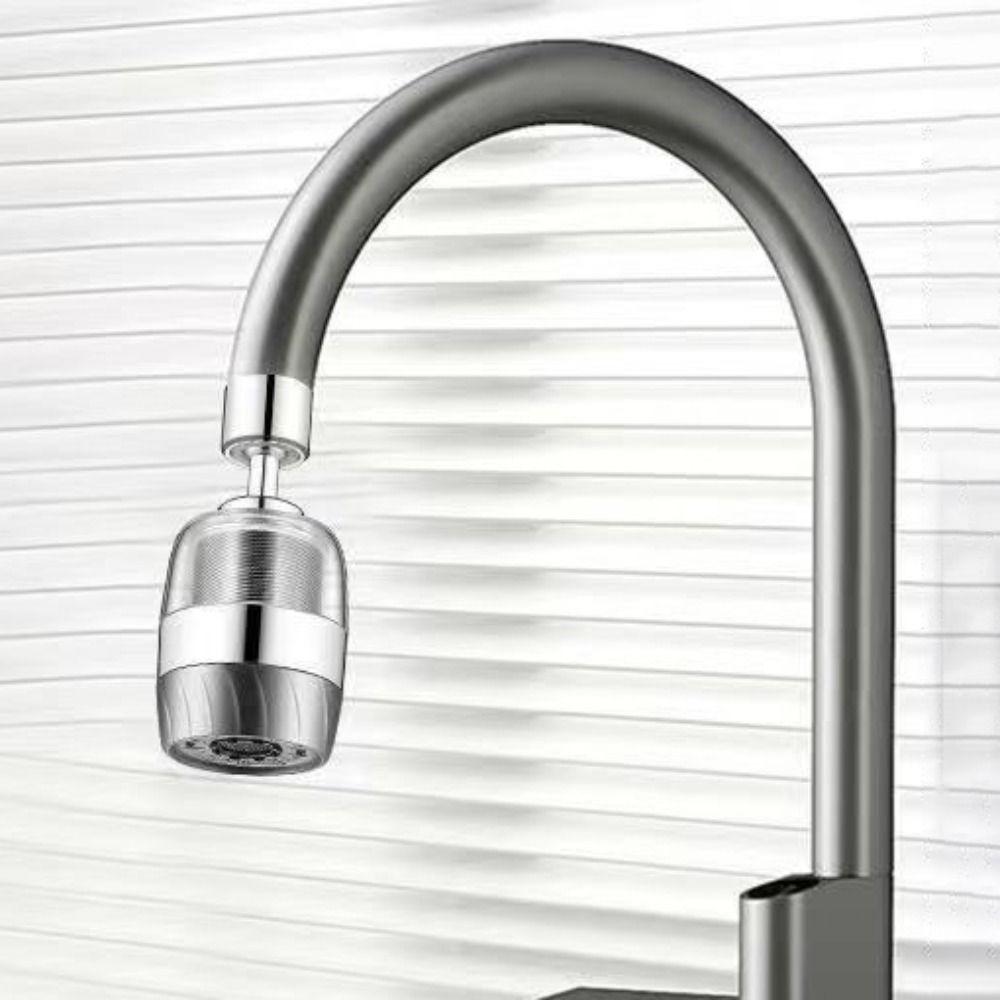 Stainless Steel Filter Kitchen Faucet Extender 3 Modes Faucet Bubbler Nozzle  Bathroom