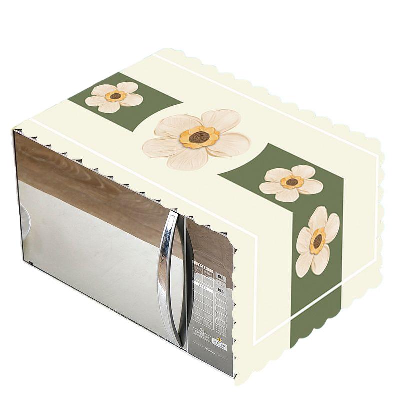 

1PC 35*100cm Universal Microwave Oven Cute Oilproof Protection Stylish Cover Cloth Cartoon for Kitchen Appliances Dust Cover 35*100cm