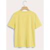 Floral Heart Print T-shirt, Short Sleeve Crew Neck Casual Top for Summer & Spring, Women's Clothing