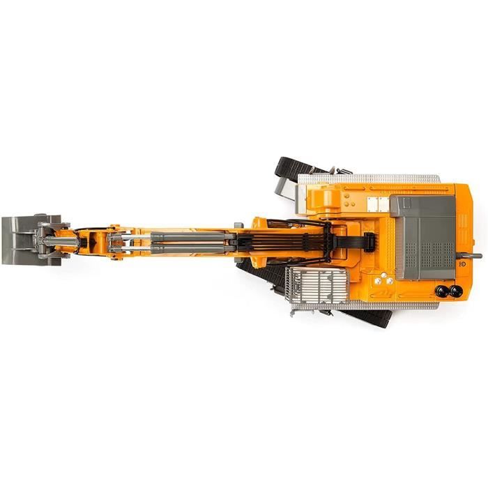 Jouet - siku - liebherr r980 sme - télécommandé - métal - orange