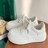 Comfortable platform white shoes women's autumn and winter increase ins tide 2025 new versatile casual sports shoes running board shoes