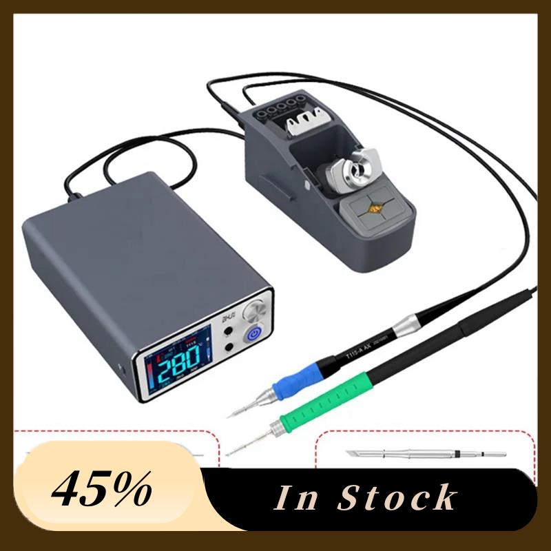 A60Z Top Electric For SMD BGA Repair T3B Intelligent Soldering Station With Handle Welding Iron Tips Electric Set US Plug T3B-T1