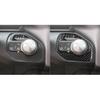 Real Soft Carbon Fiber Car Gear Shift Control Panel 2/4WD Switch Button Dashboard Trim Sticker Compatible with Dodge Ram 1500/2500/3500