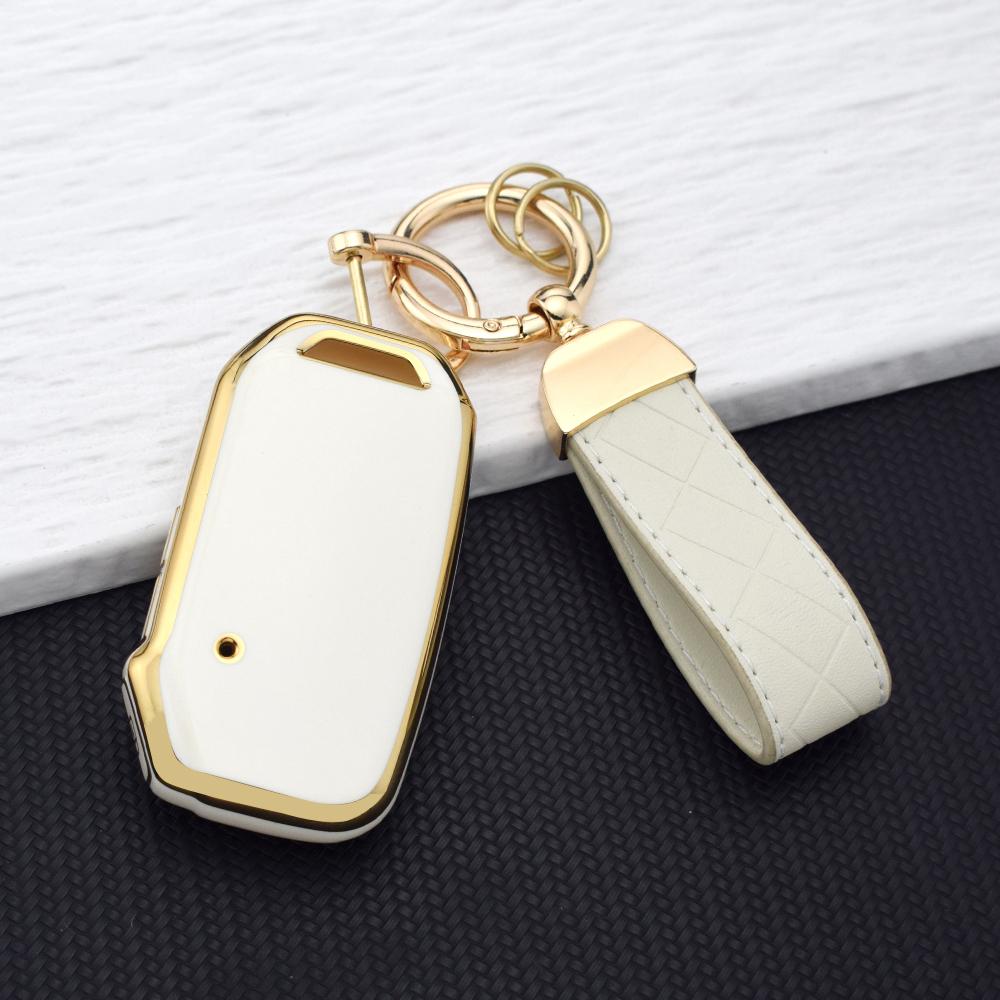 3 Buttons TPU Car Key Fob Cover for Kia Sportage K5 K8 2022 Cerato 2020 Sorento Soul Ray Telluride - Key Case Full Protector