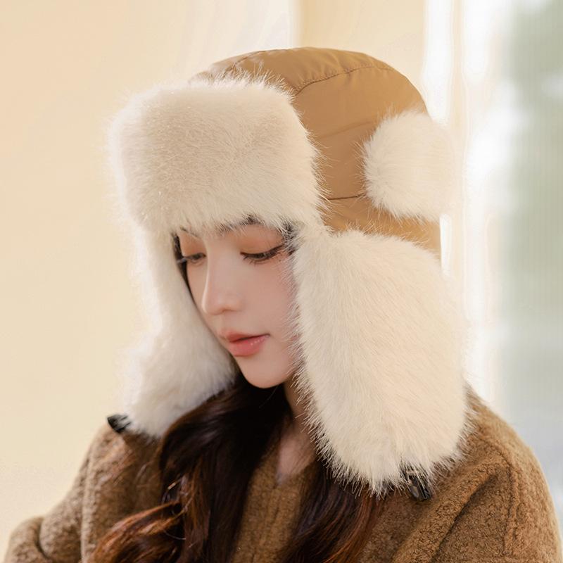 

Зимняя толстая шапка Lei Feng для мужчин и женщин. Можно использовать для езды на велосипеде на открытом воздухе, рыбалки, ветрозащиты, защиты ушей и альпинизма. One size коричневый