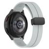 Compatible 20mm Magnetic Folding Buckle Silicone Watch Strap for Samsung Active2 (Fits 22mm Folding Buckle).