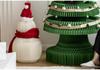 Large Nordic Paper Snowman Ornament for Storefront and Outdoor Christmas Decor