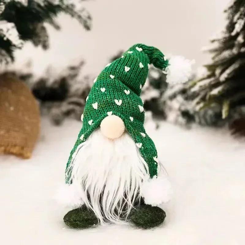 New Christmas Gnomes Plush Doll Pendant Santa Faceless Doll Xmas Gonk Dwarf Elf Decoration Gifts New Year Household Decorative