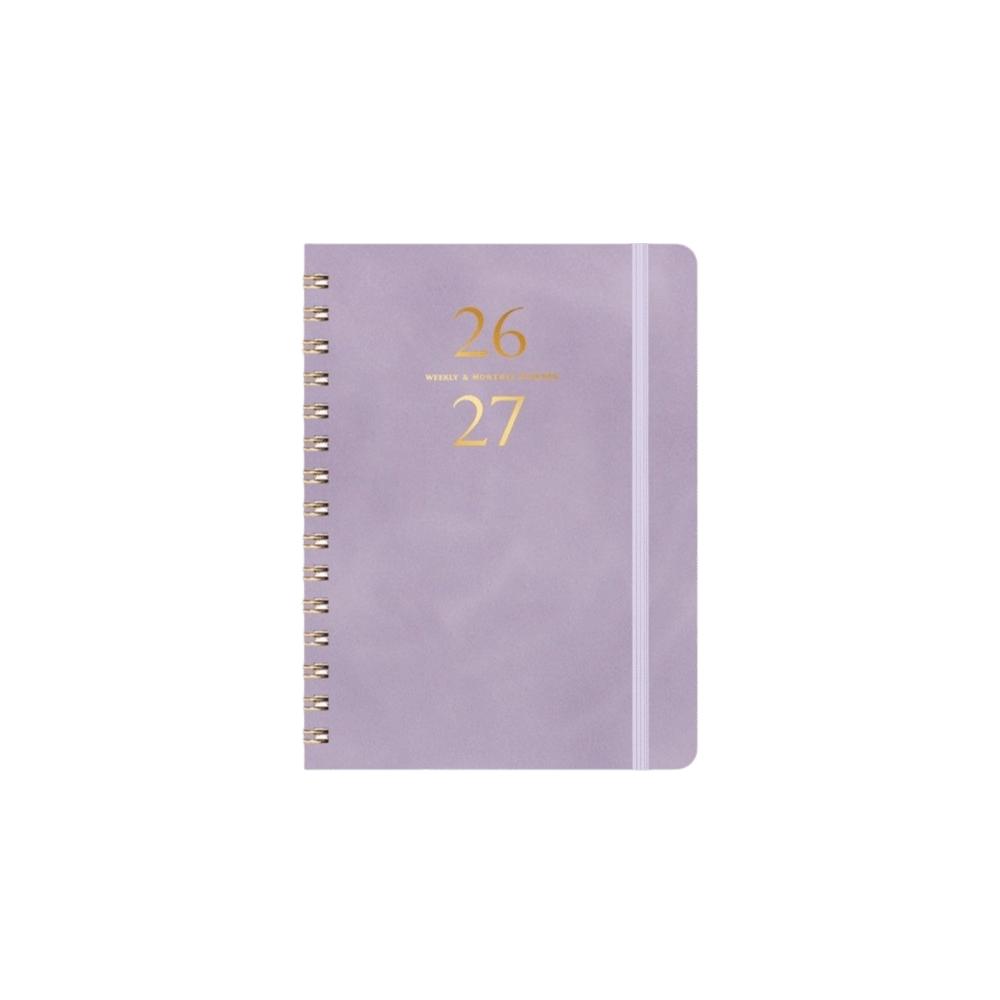 PU Leather Agenda Book Colorful Inner Page Appointment Book To Do List Notepad for Student Gift
