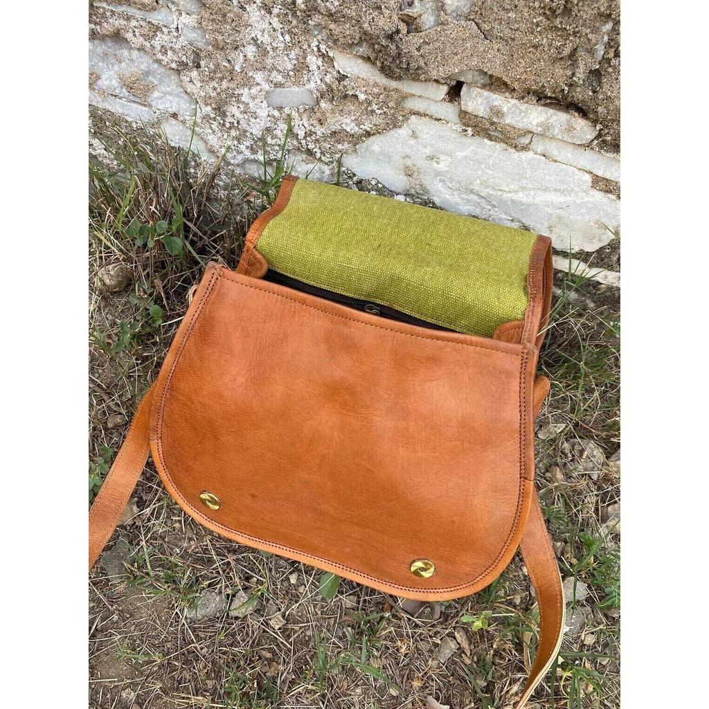 Women's Leather Satchel Brown Crossbody Shoulder Satchel Messenger Bag