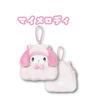 Hatayama Shoji Sanrio Halloween Mini Pouch Cat Ghost My Melody x W12 x D3cm 63203155 Die-Cut - - Approx. H11.5 -