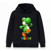Kids Boys Girls Casual Hoodie, Cute Dinosaur Character Print Long Sleeve Pullover Sweatshirt for Children Daily Wear