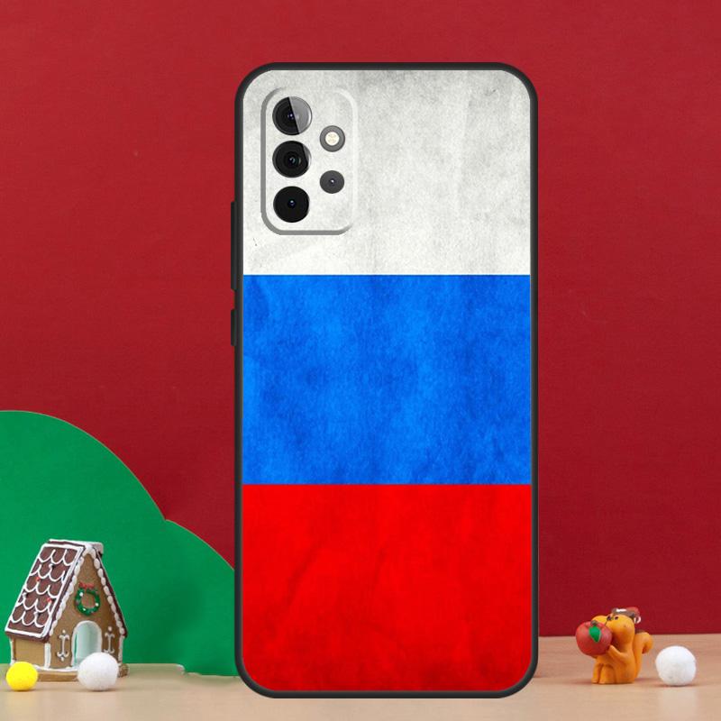 Russian Flag Case For Samsung Galaxy A17 A06 A16 A56 A36 A54 A34 A14 A52 A32 A13 A23 A33 A53 A15 A35 A55