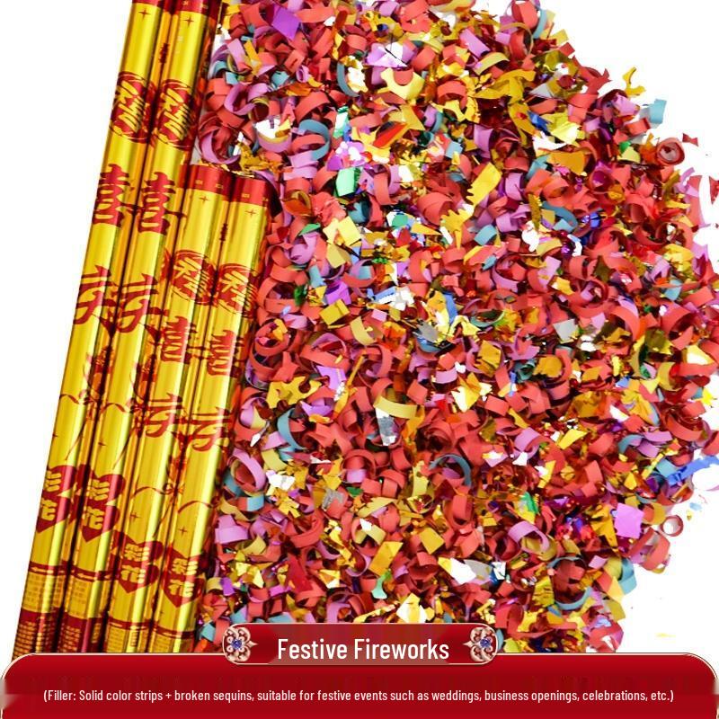 HANDUNYOU 60см Праздничные хлопушки с конфетти (4-Pack)