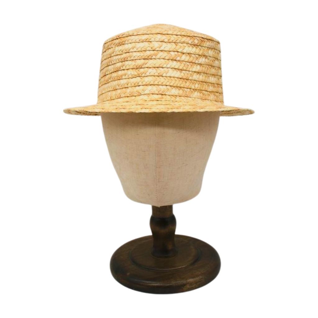 Big-Brimmed Dome Cowboy Straw Hat Ladies Summer Wheat Straw Sun Hat Straw Sun Hat Sunscreen Beach Hat