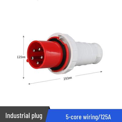 Industrial 3-Phase 5-Pin Waterproof Plug