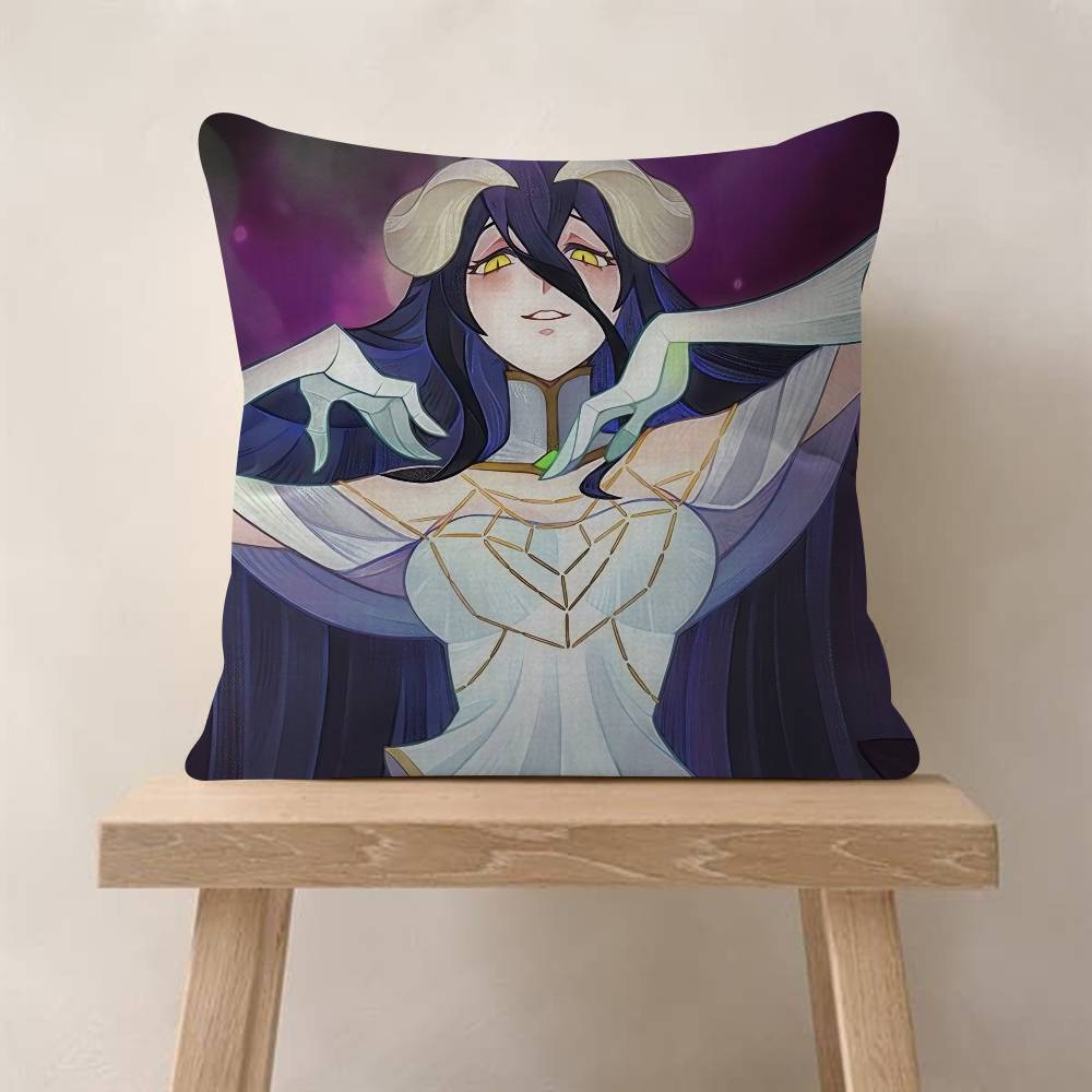 Anime A-Albedo Overlord Pillow Cover Sofa Cushion Cover Home Room Decoration Children Gift