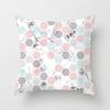 Ins Marble Geometric Print Square Pillow Cover Sofa Cushion Cover