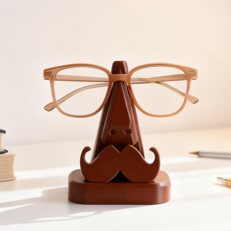 Creative Beard Glasses Holder Office Desk Glasses Stand Sunglasses Storage Rack Home Bedroom Decoration Ornament Gift