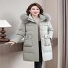 Xuezhongfei 2024 Winter Fox Fur Collar Thickened Down Jacket X40149430F