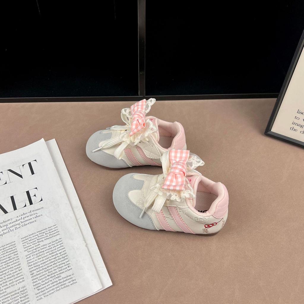 Girls' Spring 2026 Soft Sole Sports Shoes - Comfortable Casual Kids' White Trainers