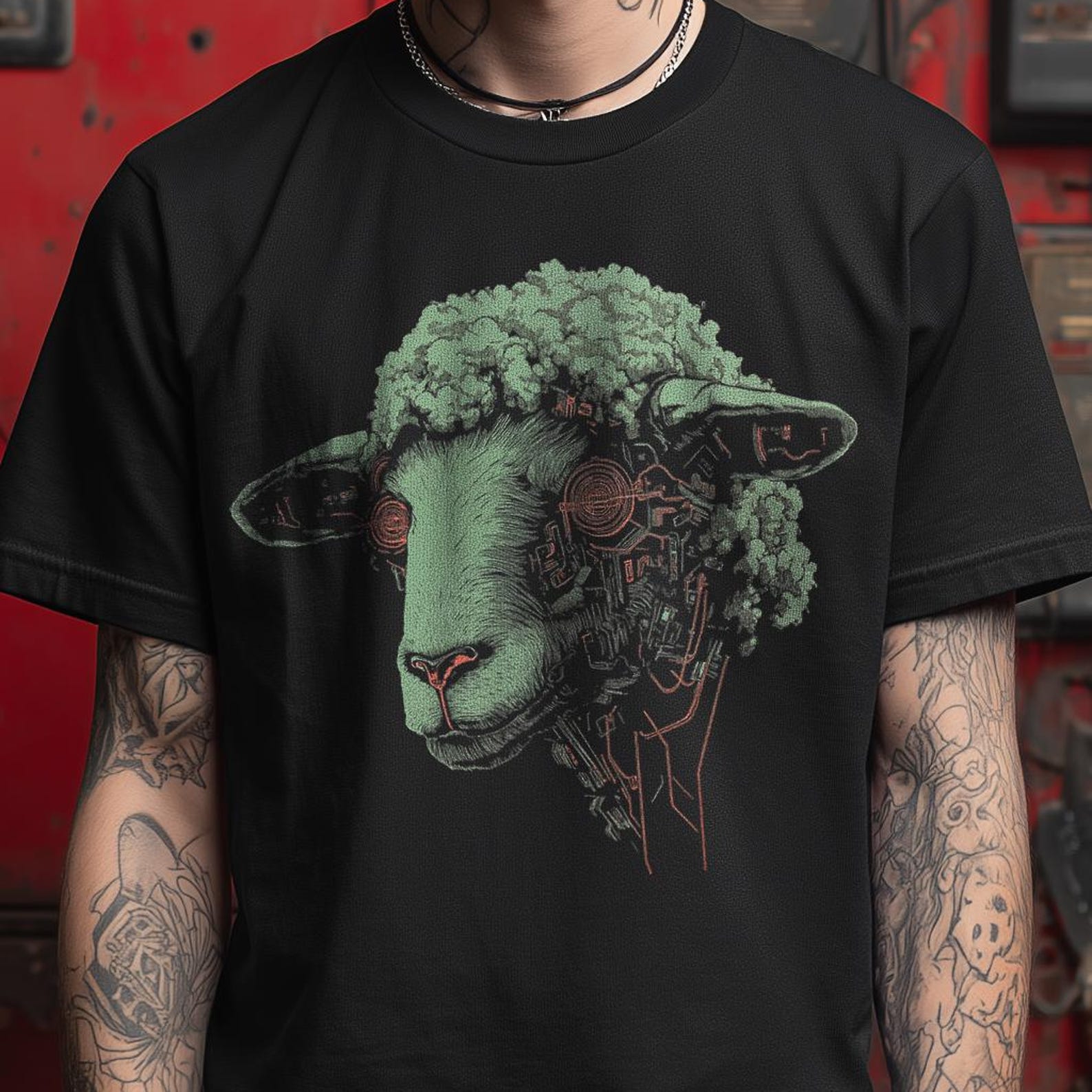 Electric Sheep Tee - Science Fiction | Cyberpunk | Futuristic S