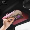 pgncs2 Car sun visor Leather glasses frame clip Glasses Holder for BMW M E46 E90 E60 E36 F90 M3 M5 M6 E87 X1 X3 X4 X5 X6 G30 G32 F30