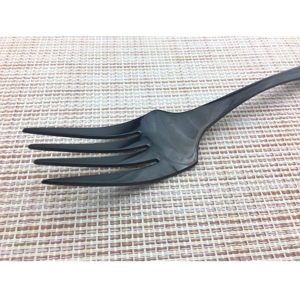 All Styles 1-Piece Black Cutlery Set 18/10 Stainless Steel Western Food Tableware Sets Steak Butter Knife Fork Spoon Dinnerware