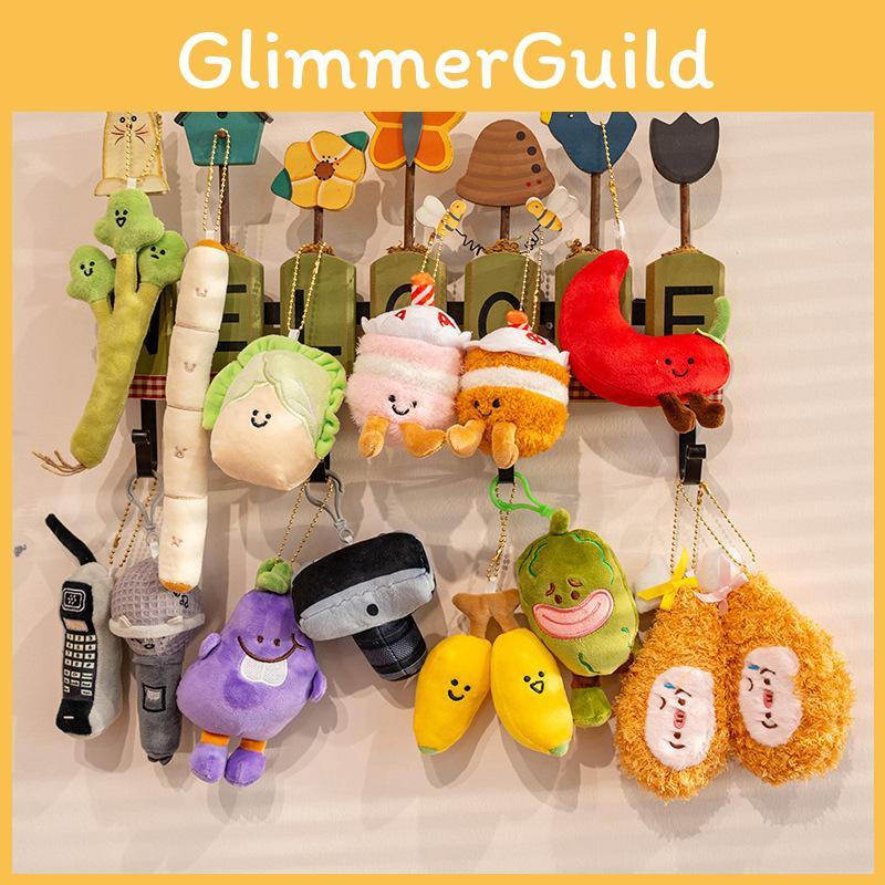 Plush Dessert Keychain  Birthday Cake  Bakery Stuffed Toy Charm Gift Kids For