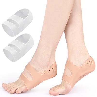 1Pair Plantar Fasciitis Gel Heel Protectors, Heel Cups With Arch Support For Women & Men, Heel Inserts For Foot Pain & Flat Feet