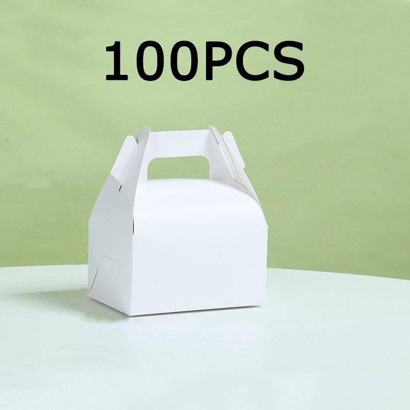 WTEMPO Simple Elegant Presents Packaging Boxes Foldable Paper Handheld Gift Boxes Party Decor Favor Treat Boxes Small Business Supplies