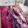 Floor Mat Soft Flannel Rug Non-Slip Absorbent Mat for Bathroom Bedroom Home Decor H-Hunter and H-Hunter Anime