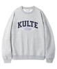 KULTE Twill Arch Logo Crewneck M.Grey