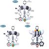 Black And White Animal Wind Chime Baby Car Hanging Plush Toy For Newborns And Toddlers