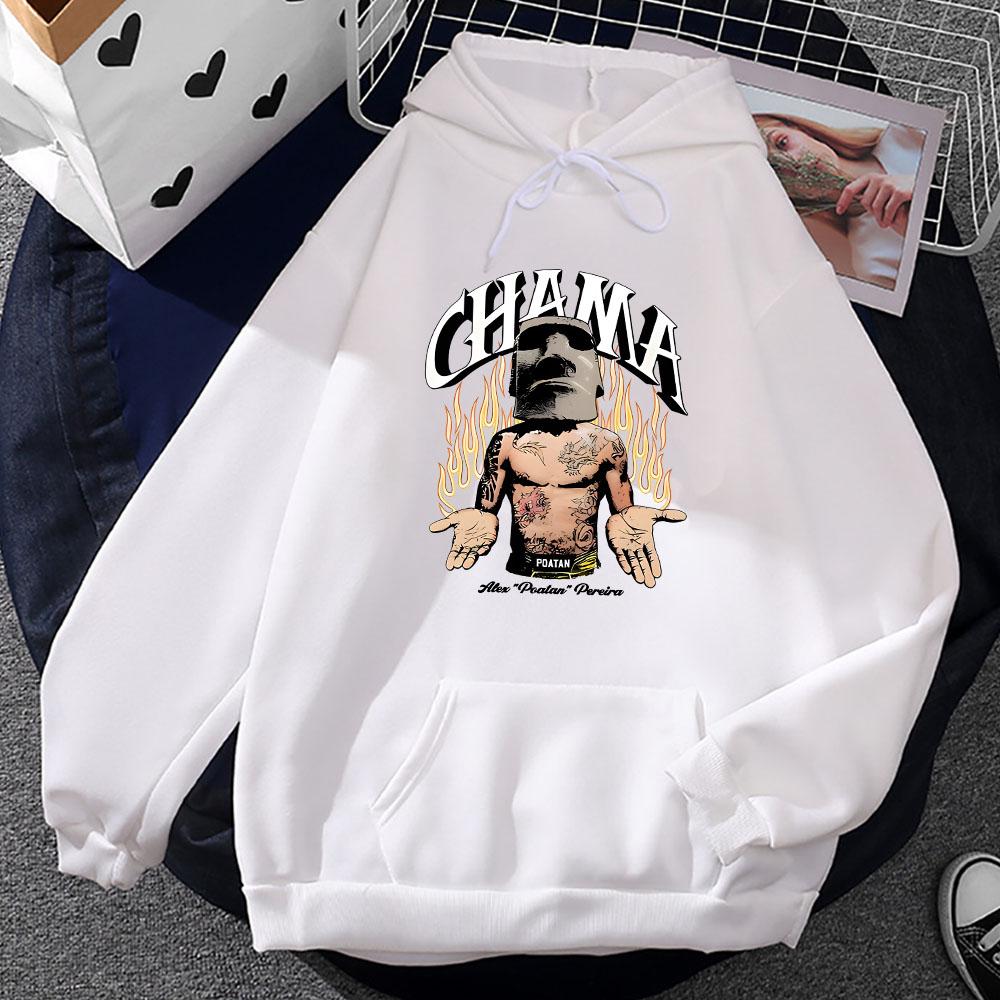 Men Clothes Alex Pereira Graphic Hoodies Pocket Fleece Male Hooded Sweatshirts Print Sudaderas Casual Winter Hoodie