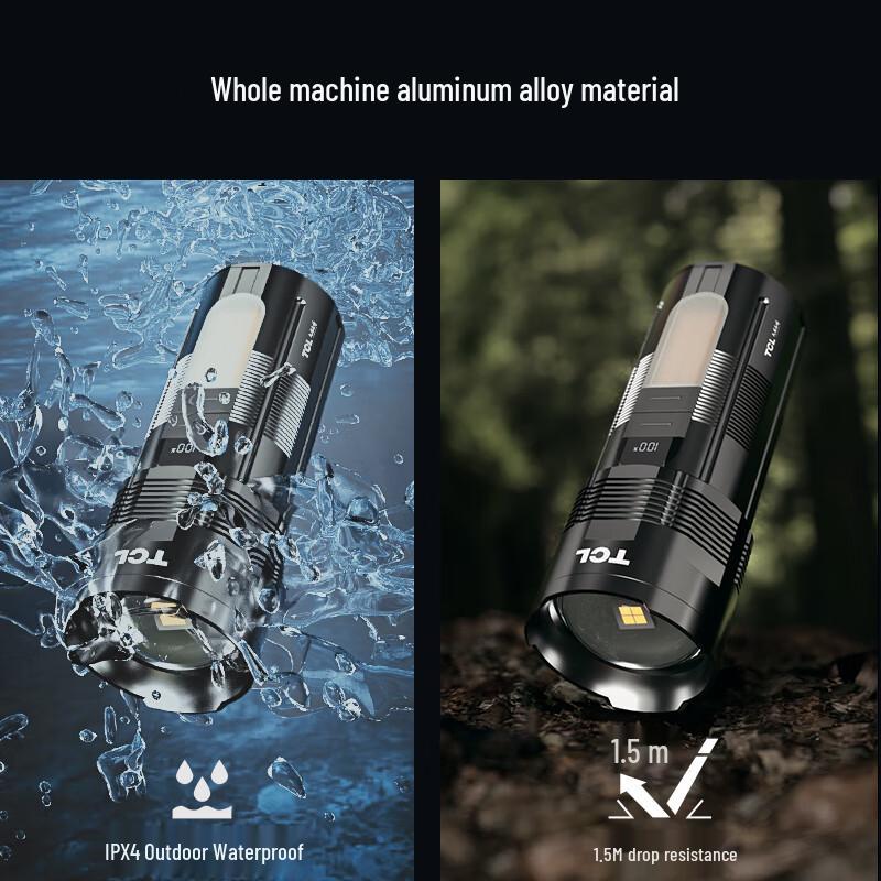 TCL T1000 High-Power Rechargeable LED Flashlight