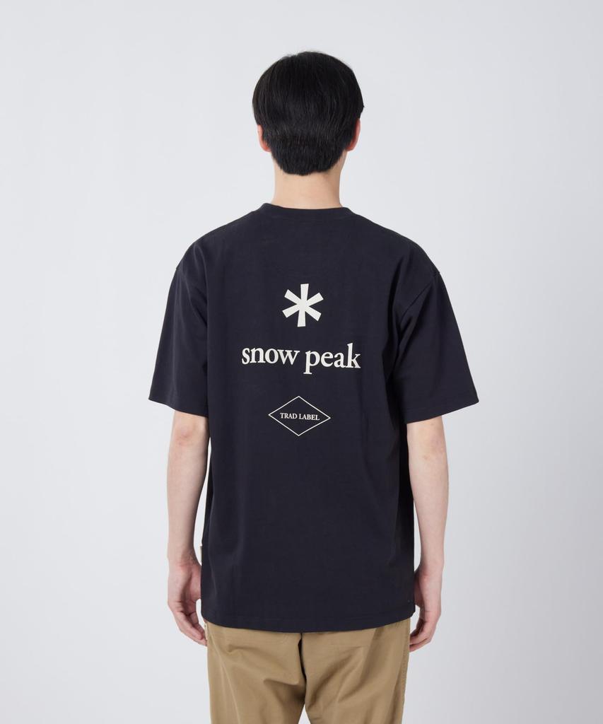 Trad Label Pocket Heavy Short Size Olive [Snow Peak] T-Shirt SPTL-TS-26SU906 T-shirt, Sleeve, Men's/Women's, M,
