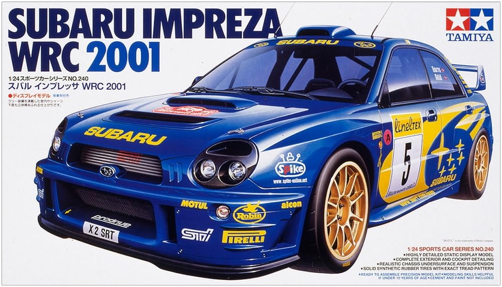 Tamiya Sportwagenserie Subaru Impreza WRC 2001 Plastikmodell 24240 1/24 Nr.240