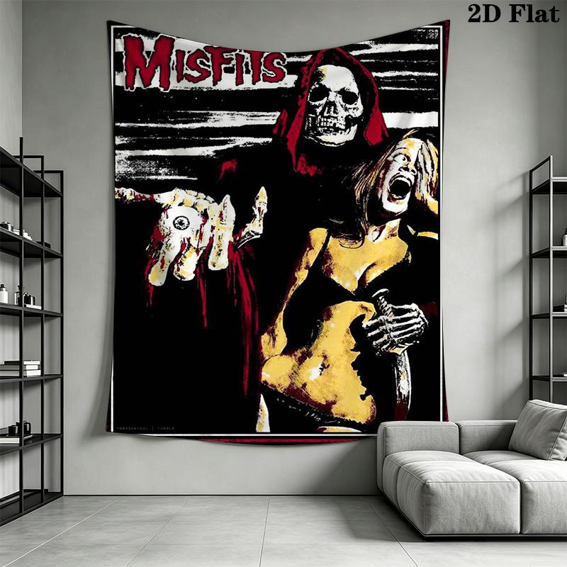 Misfits Pattern Home Decor Tapestry, Wall Hanging, Decorative RV Wall Cloth.SGT0917110
