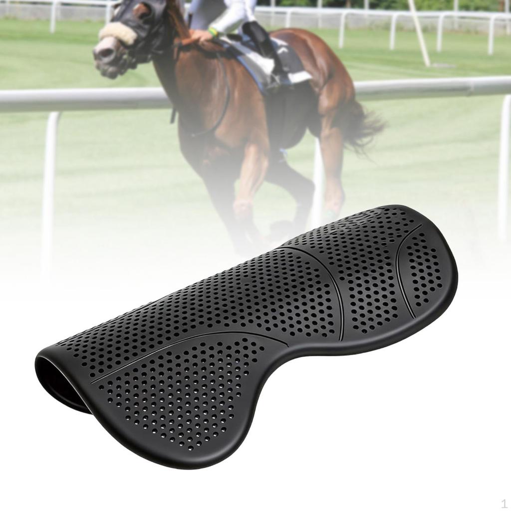 Sottosella in Gel per Equitazione Tutto Scopo Protezione Confortevole Cavallo Antiscivolo per Cavalli