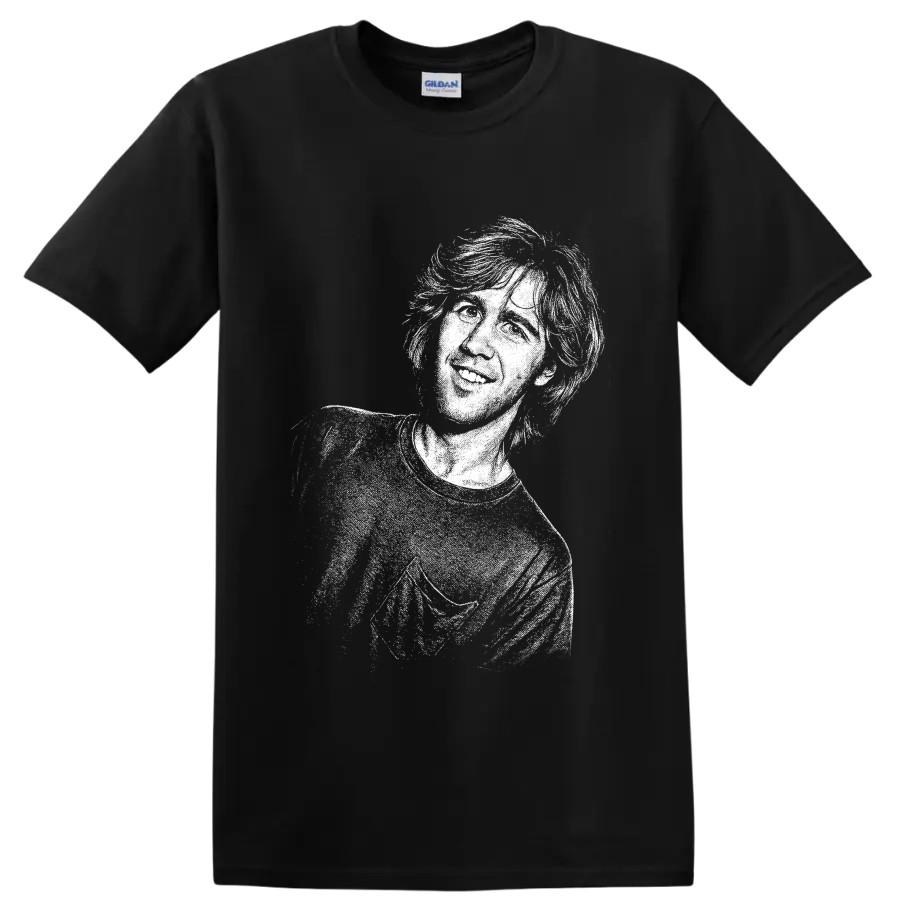 Krist Novoselic Bassist Portrait T Shirt Grunge Rock Music Fan Graphic Tee Art