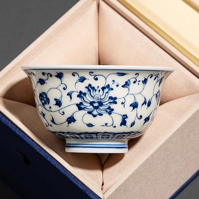 

Banshan Dongxue Blue and White Ceramic Teacup