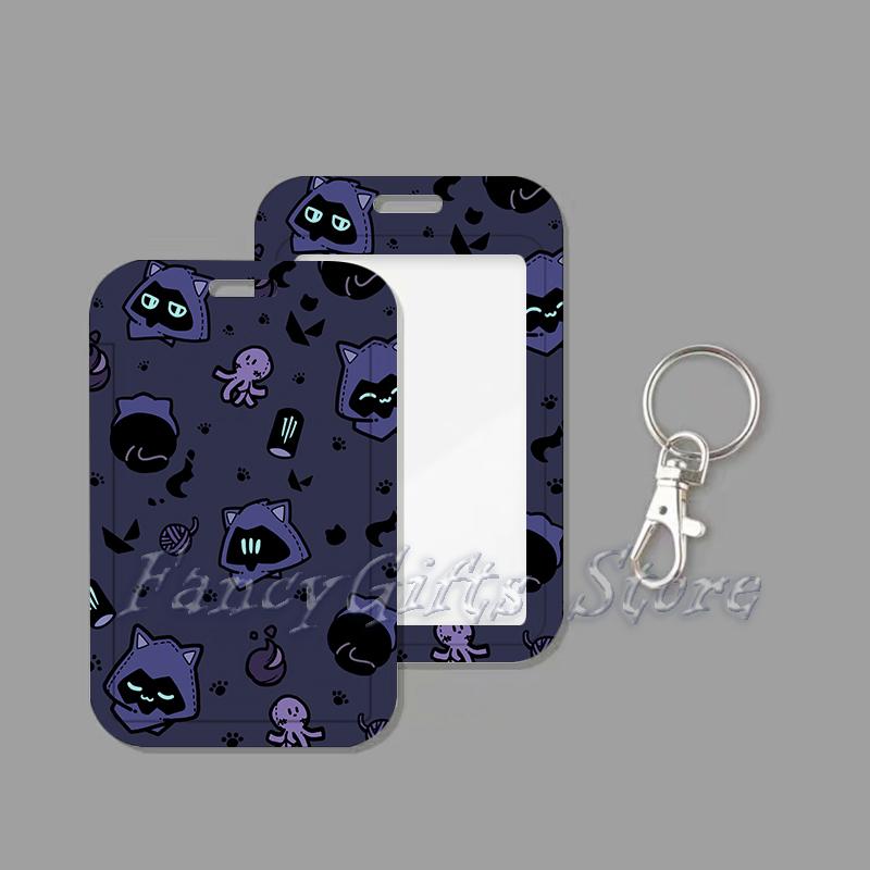 

Cute Valorant Game Cartoon Keychain Card Holder Gaming Killjoy Val Jett Badge Holders Bank Bus ID Credit Cards School Keyrings