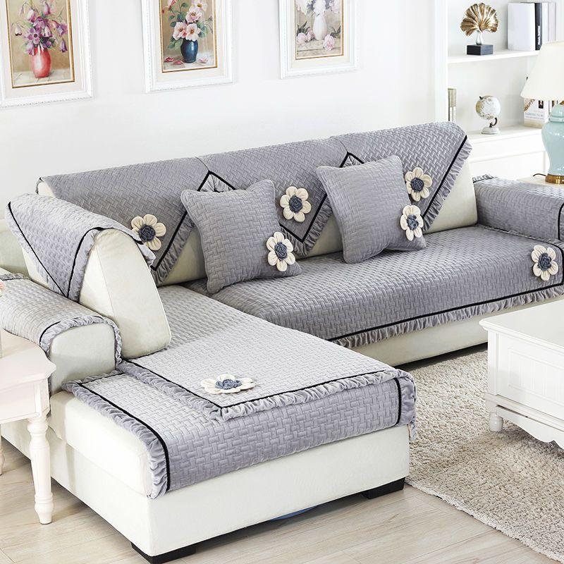 Новый утолщенный плюшевый диван-подушка — фото 14