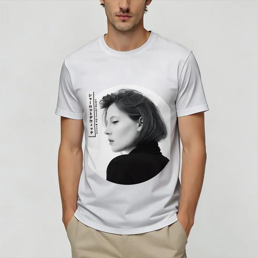 Funny Charlotte De Witte TShirts Unisex Round Collar 100 Cotton T Shirts Short Sleeve Tees New Arrival Clothes