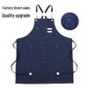Thickened Canvas All-Cotton Apron for Cooking, Gardening, and Nail Art